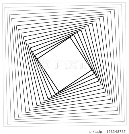 Square frame blend swirl line gradient. Technology elements Square frame blend swirl line gradient. Technology elements 128348785