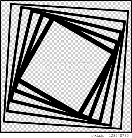 Square frame blend swirl line gradient. Technology elements Square frame blend swirl line gradient. Technology elements 128348786