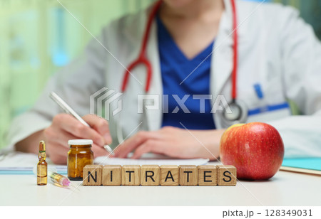 A Medical Professional Engaging in a Discussion about Nitrates and Their Impact on Health A Medical Professional Engaging in a Discussion about Nitrates and Their Impact on Health 128349031