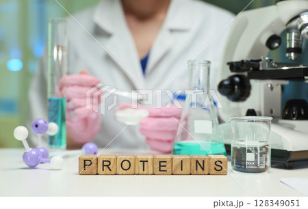 Comprehensive Laboratory Study of Proteins Conducted with Various Scientific Equipment Tools 128349051