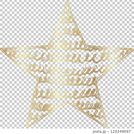 Golden stars icon drawing style 128349097