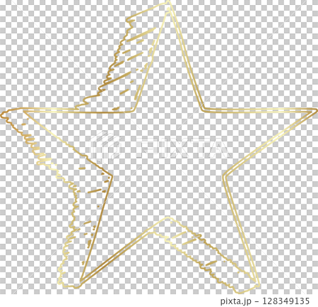 Golden stars icon drawing style 128349135