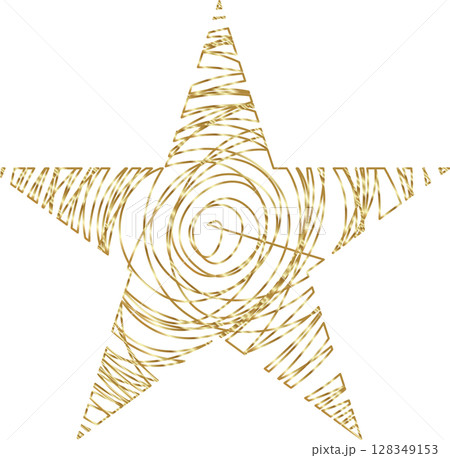 Golden stars icon drawing style Golden stars icon drawing style 128349153
