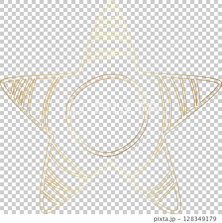 Golden stars icon drawing style Golden stars icon drawing style 128349179