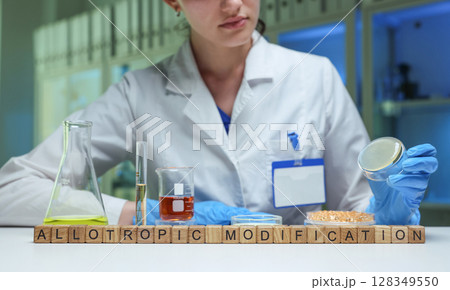 This study focuses on the meticulous examination of allotropic modulation in chemistry This study focuses on the meticulous examination of allotropic modulation in chemistry 128349550
