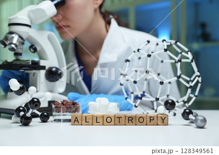 Microscopy and Allotropy Taking a Deep Dive into Molecular Structures in Scientific Research 128349561