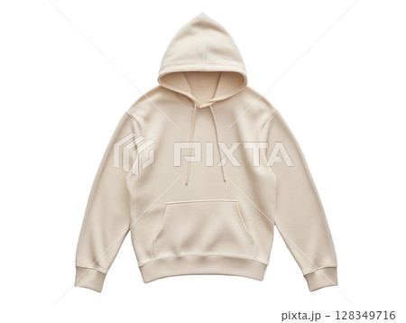 白いパーカー(png) 128349716