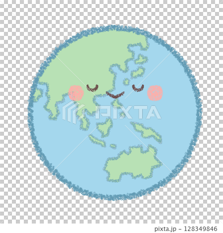 すました顔の地球 128349846