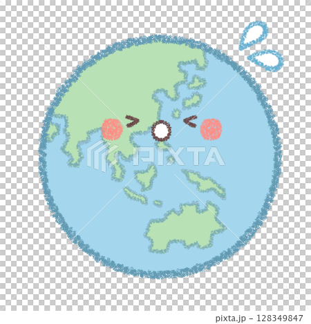 汗水困擾著地球 128349847