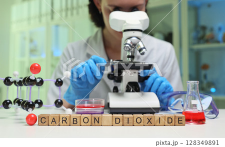 A Detailed Scientific Study of Carbon Dioxide Conducted Under a Microscope for Analysis A Detailed Scientific Study of Carbon Dioxide Conducted Under a Microscope for Analysis 128349891