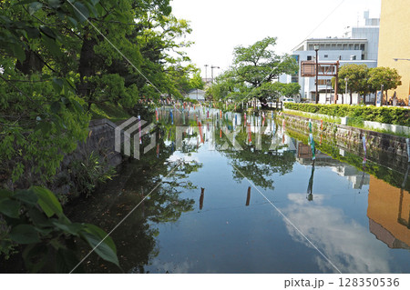 亀城公園(土浦城跡)の堀【茨城県土浦市】 亀城公園(土浦城跡)の堀【茨城県土浦市】 128350536