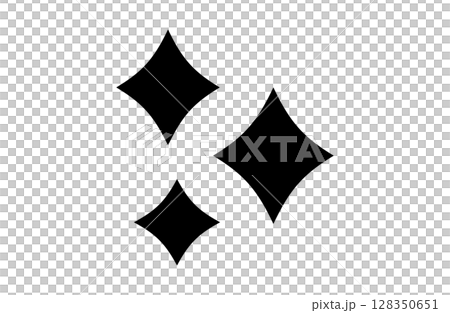 Simple black glitter illustration 2-12 Simple black glitter illustration 2-12 128350651