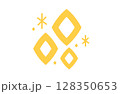 ゴージャスなキラキライラスト(イエロー)2-8 128350653