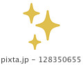 シンプルなキラキライラスト(ゴールド)2-10 128350655