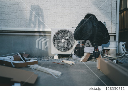 エアコン取り付け 128350811