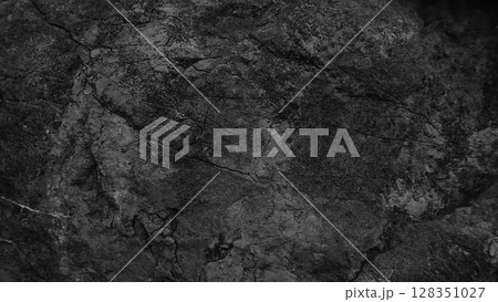 グレースケール　ストーン　テクスチャー　背景素材 128351027