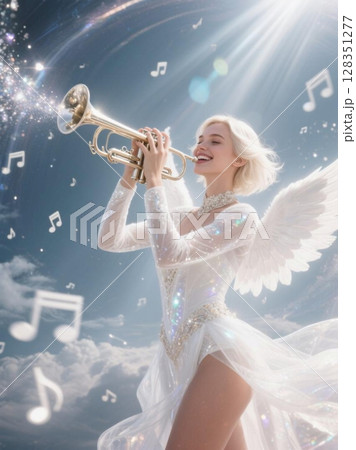 最後の審判、天使ガブリエル 128351277