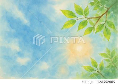 晴天　青空　若葉　イメージ 128352665