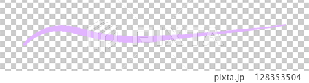 Purple gently curving hand-drawn lines - stylish decorative design parts material in pastel colors Purple gently curving hand-drawn lines - stylish decorative design parts material in pastel colors 128353504