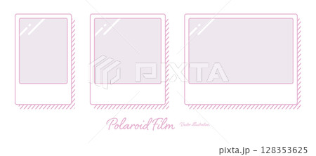インスタントカメラのフィルム 3サイズセット ポラロイドカメラ 128353625