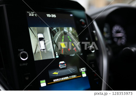 カーナビ 駐車アシスト バックモニター カーナビ 駐車アシスト バックモニター 128353973