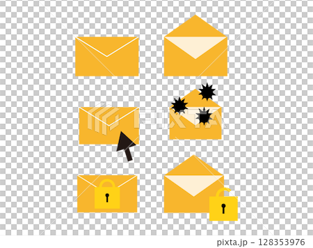 郵件圖示插圖集 128353976
