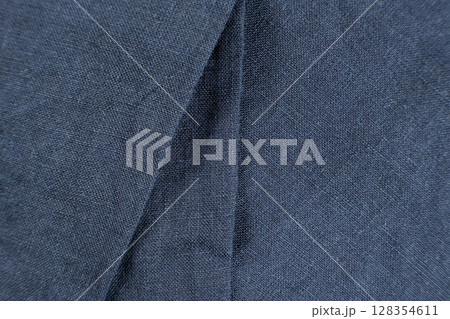 Macro Texture Cotton Fabric With A Slight Addition Of Lycra 128354611