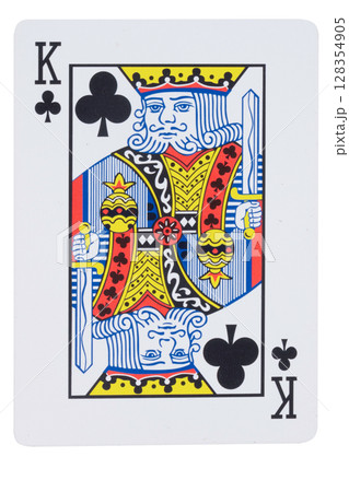 card gambling on white game luck king clubs 128354905