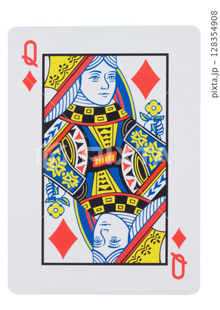 card gambling on white game luck queen diamonds 128354908