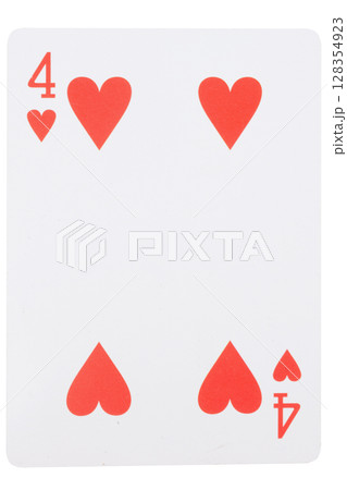 card gambling on white game luck four hearts 128354923