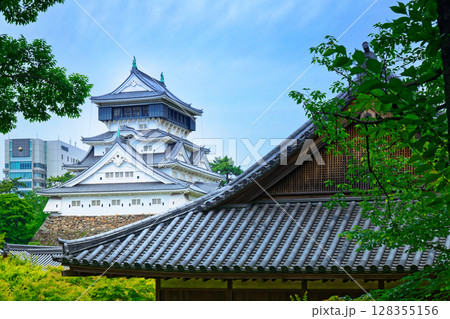 小倉城庭園より小倉城を望む 128355156