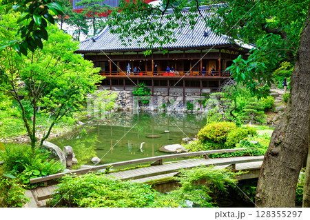 小倉城庭園 書院棟 和室 小倉城庭園 書院棟 和室 128355297