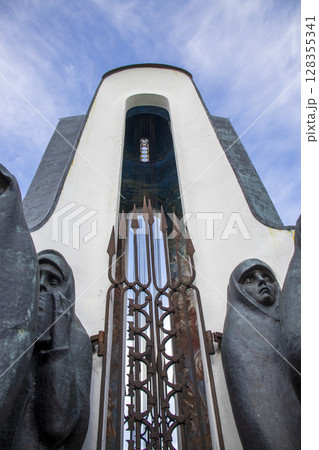 07.07.2025- Minsk, Belarus - The Island of tears memorial complex dedicated to Belarusian soldiers who died during the Soviet-Afghan War. 07.07.2025- Minsk, Belarus - The Island of tears memorial complex dedicated to Belarusian soldiers who died during the Soviet-Afghan War. 128355341