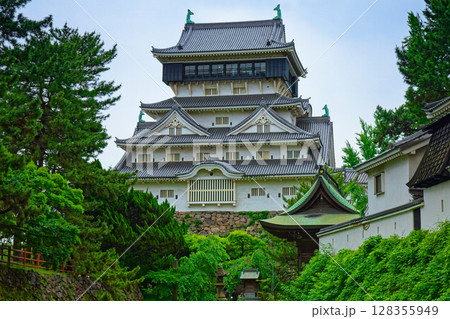小倉城と八坂神社 小倉城と八坂神社 128355949