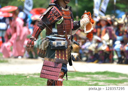 岡山城鉄砲隊 古式砲術演武 明石公園 時のウィーク 岡山城鉄砲隊 古式砲術演武 明石公園 時のウィーク 128357295