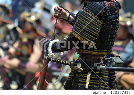 岡山城鉄砲隊 古式砲術演武 明石公園 時のウィーク 岡山城鉄砲隊 古式砲術演武 明石公園 時のウィーク 128357335