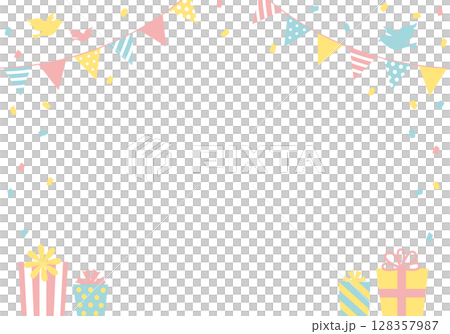 Birthday card_Birthday party background (horizontal) Birthday card_Birthday party background (horizontal) 128357987