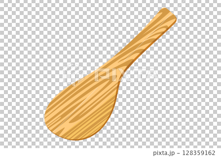 しゃもじ　木	 128359162