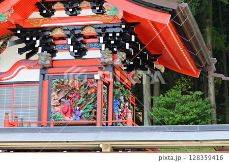 浅間神社　彫刻　栃木県　佐野市 128359416