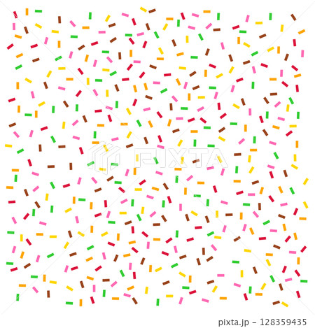 カラフルなチョコスプレーの背景 カラフルなチョコスプレーの背景 128359435