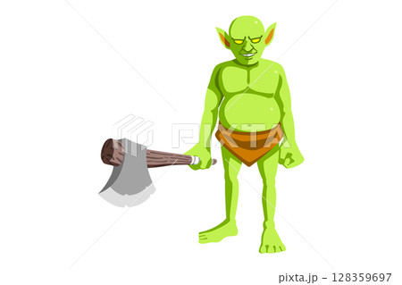 ゴブリン　斧 128359697