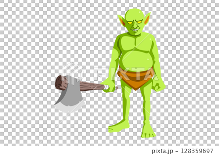 ゴブリン　斧 128359697