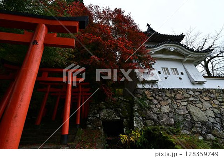 出石城の紅葉 出石城の紅葉 128359749