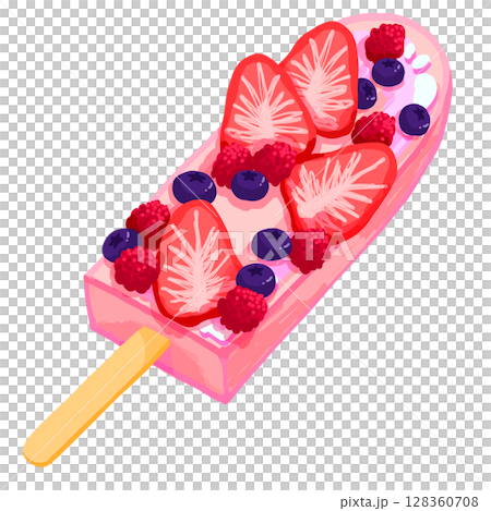 莓果冰淇淋吧 128360708