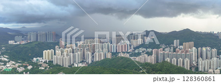 June 21 2025 Tseung Kwan O Urban Skyline Coastal City View Hong Kong June 21 2025 Tseung Kwan O Urban Skyline Coastal City View Hong Kong 128360861