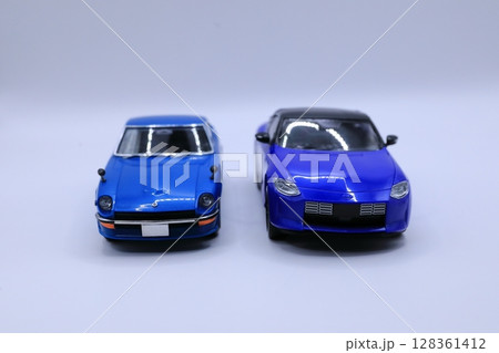 青い国産スポーツカー（ミニカー）　イメージ 128361412