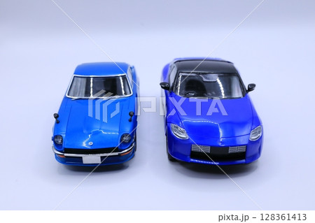 青い国産スポーツカー（ミニカー）　イメージ 128361413