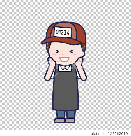 Fishmonger / Diagonal / Male 21 Fishmonger / Diagonal / Male 21 128362619