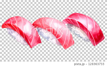 お寿司のイラスト 128363733