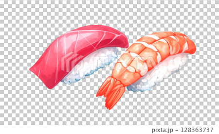 お寿司のイラスト 128363737